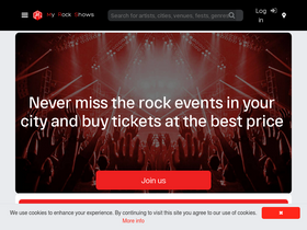 'myrockshows.com' screenshot