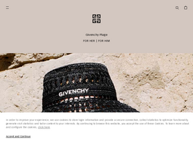 'givenchy.com' screenshot