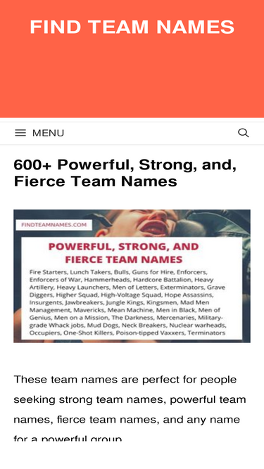 findteamnames.com