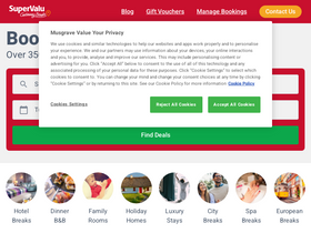 'supervalugetawaybreaks.com' screenshot
