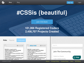 'cssdeck.com' screenshot