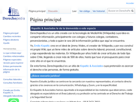 'derechopedia.cl' screenshot