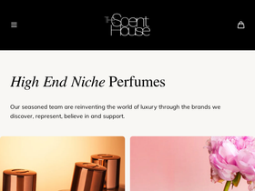 TheScentHouse homepage screenshot