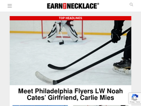 'earnthenecklace.com' screenshot