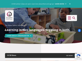'ocsb.ca' screenshot