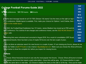 'footballforumsguide.com' screenshot