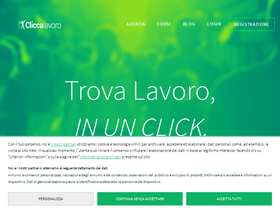 'cliccalavoro.it' screenshot