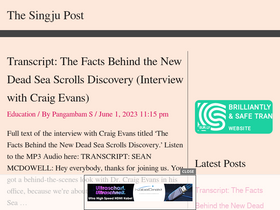 'singjupost.com' screenshot