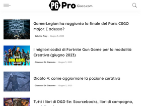'progioco.com' screenshot