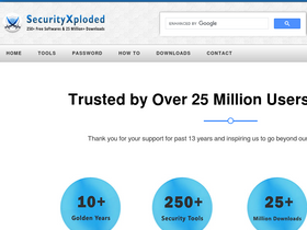 'securityxploded.com' screenshot