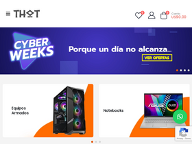 'thotcomputacion.com.uy' screenshot