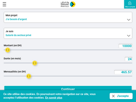 'wafasalaf.ma' screenshot
