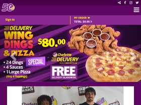 'chefette.com' screenshot