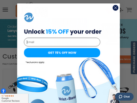 'customlanyard.net' screenshot