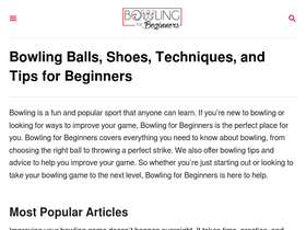 'bowlingforbeginners.com' screenshot