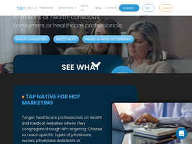 'tapnative.com' screenshot