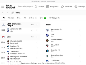 'forzafootball.com' screenshot