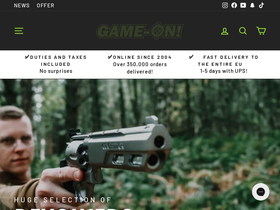 gameon.eu homepage screenshot