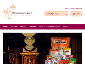 deccanmahacart.com homepage screenshot