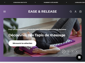 easeandrelease.com homepage screenshot