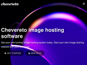 'chevereto.com' screenshot