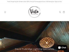 vestadesign.co.nz homepage screenshot