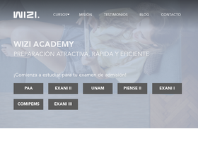 'wizi.academy' screenshot