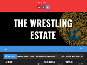 'thewrestlingestate.com' screenshot