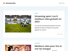 'deuxsecondes.com' screenshot