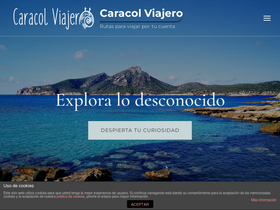 'caracolviajero.com.es' screenshot