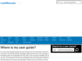 'lastmanuals.com' screenshot