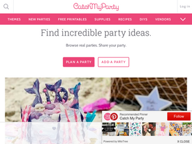 'catchmyparty.com' screenshot