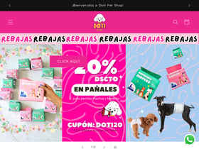dotipetshop.com homepage screenshot