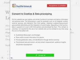 'frustfrei-lernen.de' screenshot