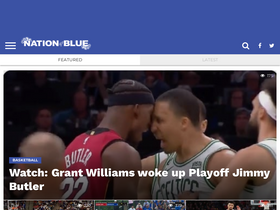 'nationofblue.com' screenshot