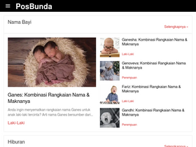 'posbunda.com' screenshot