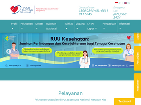 'pjnhk.go.id' screenshot