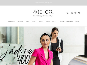 400co.com.au homepage screenshot