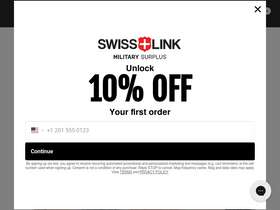 'swisslink.com' screenshot