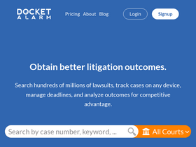 'docketalarm.com' screenshot