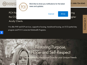 'pchtreatment.com' screenshot