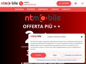 'ntmobile.it' screenshot