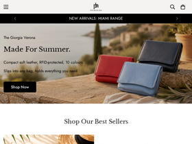 PRIMEHIDE Leather homepage screenshot