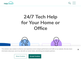 'helpcloud.com' screenshot
