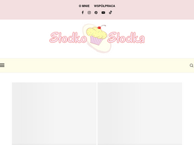 'slodkoslodka.pl' screenshot