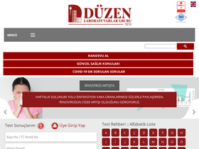 'duzen.com.tr' screenshot