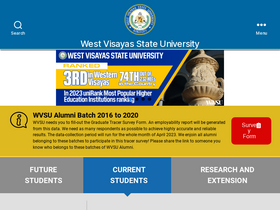 'wvsu.edu.ph' screenshot