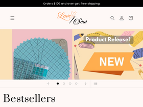 'love-sew.com' screenshot