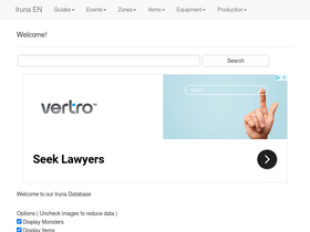'iruna-online.info' screenshot