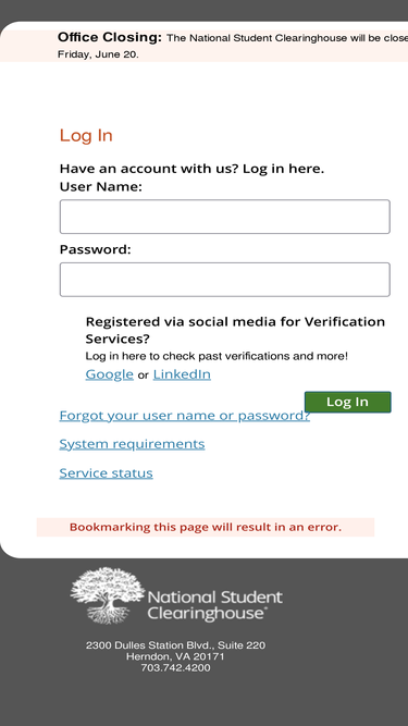 verify.studentclearinghouse.org